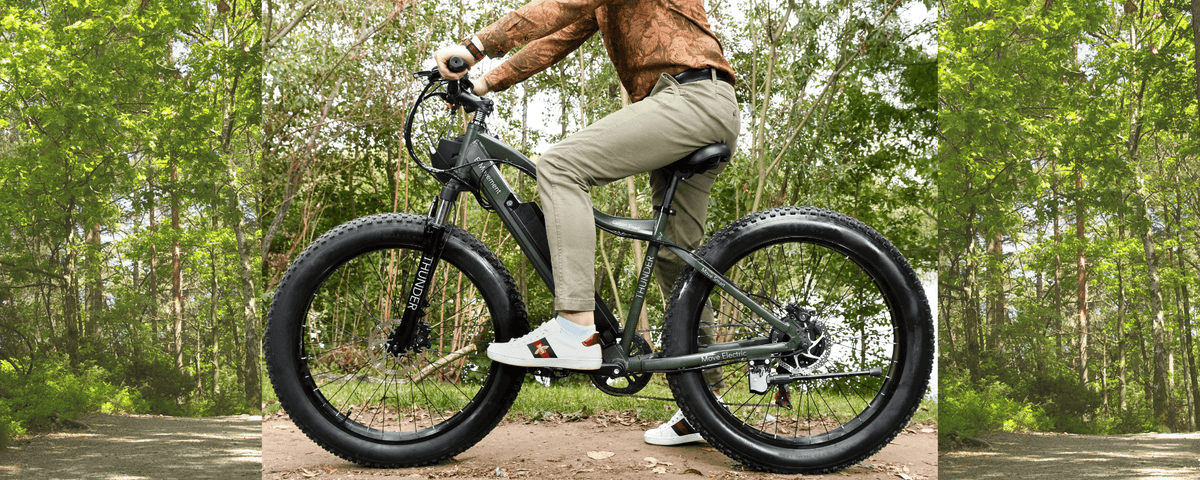 E mountain hotsell bike with throttle