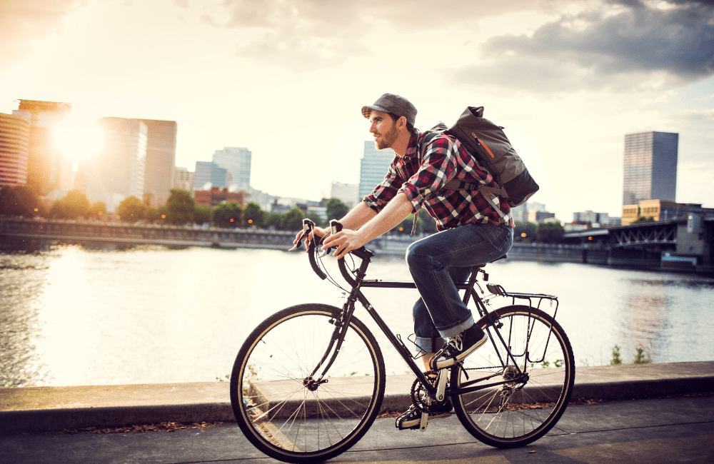 Bicycle for city shop riding