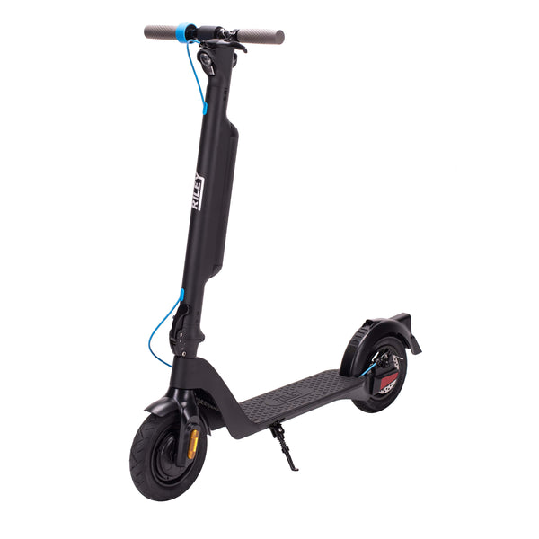 Riley RS2 V2 Electric Folding Scooter - Black - Pedal & Chain