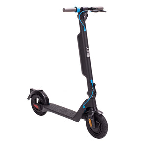 Riley RS2 V2 Electric Folding Scooter - Black - Pedal & Chain