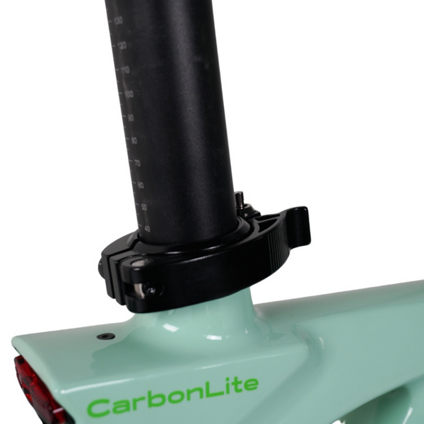 E-Go Carbon Lite Electric Folding Bike Lightweight & Compact - Pedal & Chain