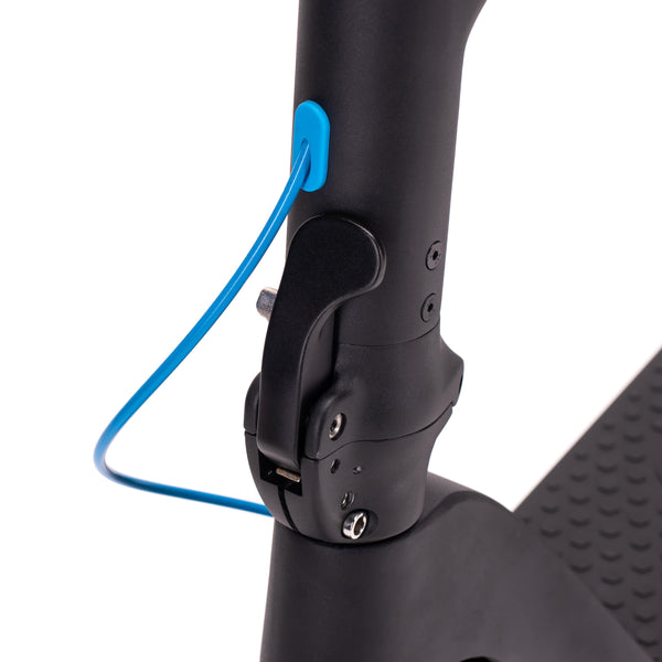 Riley RS2 V2 Electric Folding Scooter - Black - Pedal & Chain