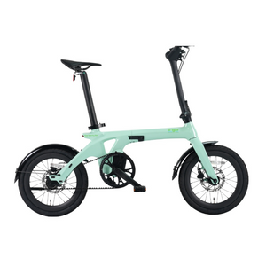 E-Go Carbon Lite Electric Folding Bike Lightweight & Compact - Pedal & Chain