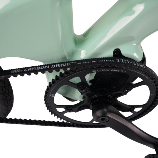 E-Go Carbon Lite Electric Folding Bike Lightweight & Compact - Pedal & Chain