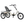 Load image into Gallery viewer, Revom T4 Semi Recumbent Folding Electric Tricycle 250W - Pedal &amp; Chain
