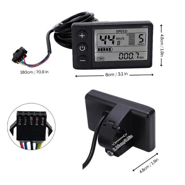 E Movement S866 Display - Pedal & Chain