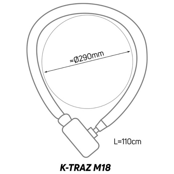 Zefal K-Traz M18 eBike Lock