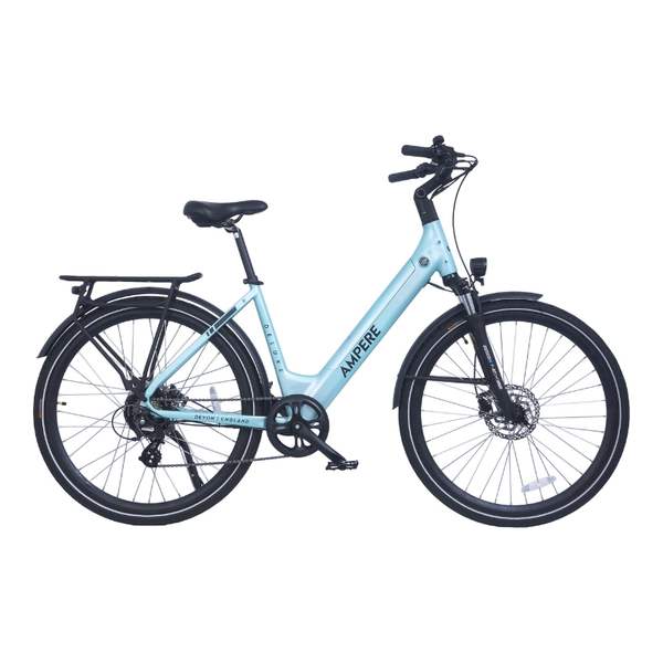 Ampere Deluxe 700C Step Through Electric Bike 250W - Pedal & Chain