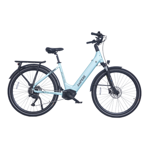 Ampere Deluxe 700C Pro Mid-Drive Step Through Electric Bike 250W - Pedal & Chain