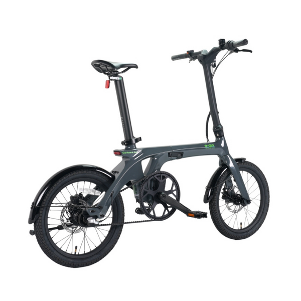 E-Go Carbon Lite 3S Electric Folding Bike Lightweight - Pedal & Chain