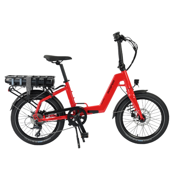 Wisper Tailwind 806 Folding Electric Bike - Pedal & Chain