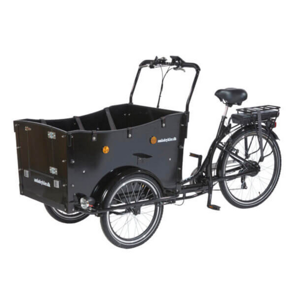 AmcargoBikes Electric Cargo Bike – Kindergarten Open (6 children) - Pedal & Chain
