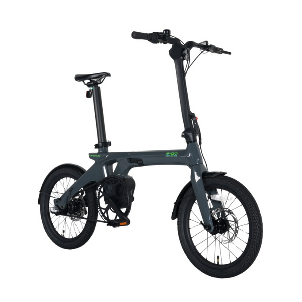 E-Go Carbon Lite 3S Electric Folding Bike Lightweight - Pedal & Chain