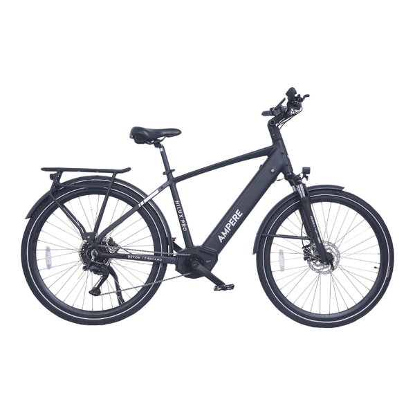 Ampere Hilux Pro 700C Men’s Crossbar Electric Bike 250W - Pedal & Chain