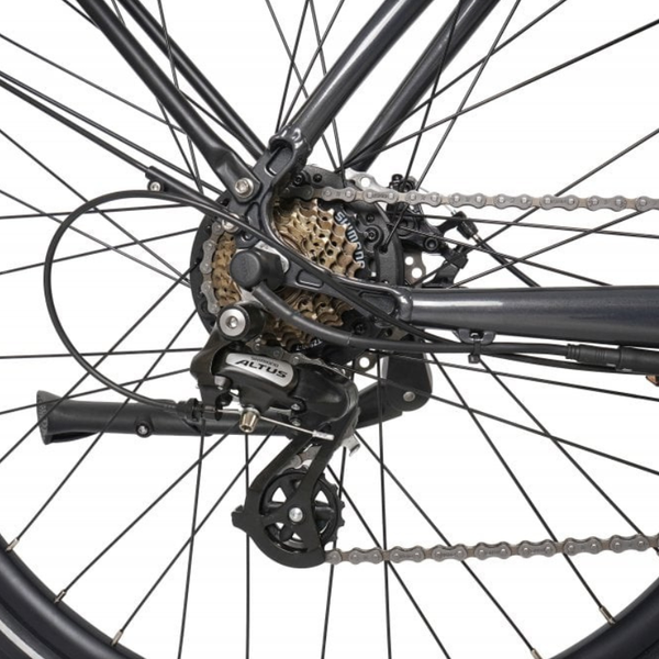 Dawes Scenic Crossbar Electric Hybrid Bike 250W - Pedal & Chain