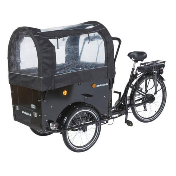 AmcargoBikes Electric Cargo Bike – Kindergarten Open (6 children) - Pedal & Chain