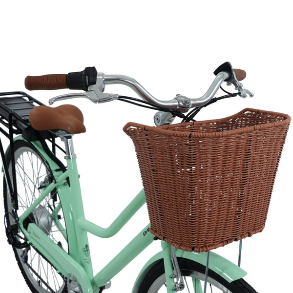 Dawes Elegance Low Step Electric Hybrid Bike 250W Mint Green - Pedal & Chain