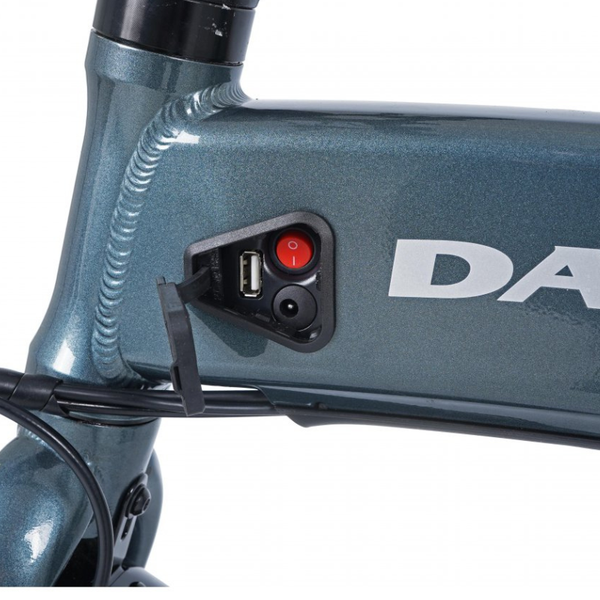 Dawes Arc Electric Folding Bike 250W Compact USB Charging - Pedal & Chain
