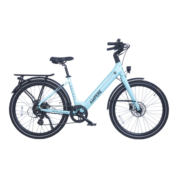 Ampere Deluxe 26″ Step Through Electric Bike 250W - Pedal & Chain