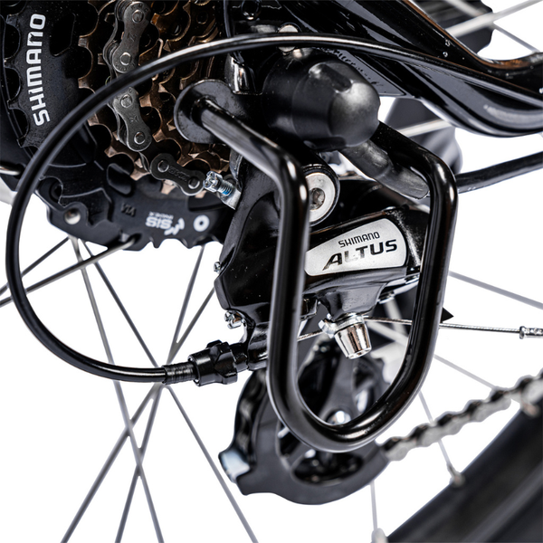 Ampere Deluxe 26″ Step Through Electric Bike 250W - Pedal & Chain
