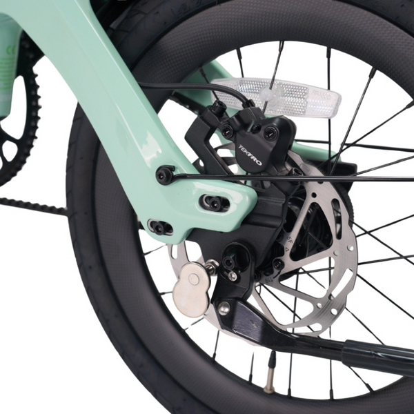 E-Go Carbon Lite Electric Folding Bike Lightweight & Compact - Pedal & Chain