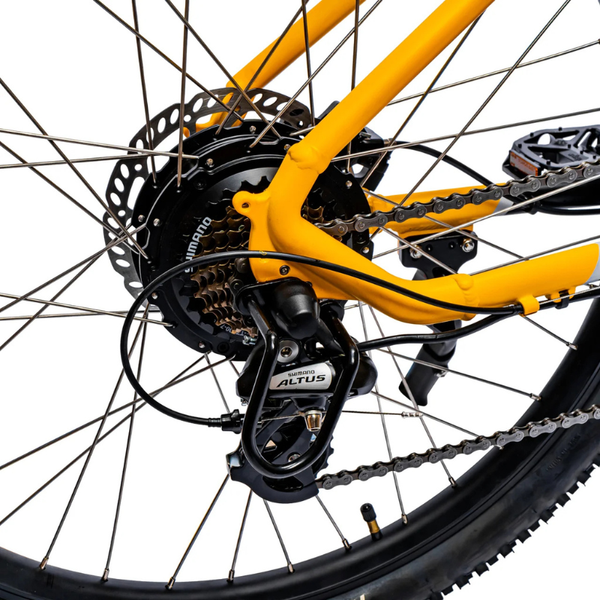 Ampere X-Trail Mountain Electric Mountain Bike 27.5″ 250W - Pedal & Chain