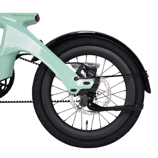 E-Go Carbon Lite Electric Folding Bike Lightweight & Compact - Pedal & Chain