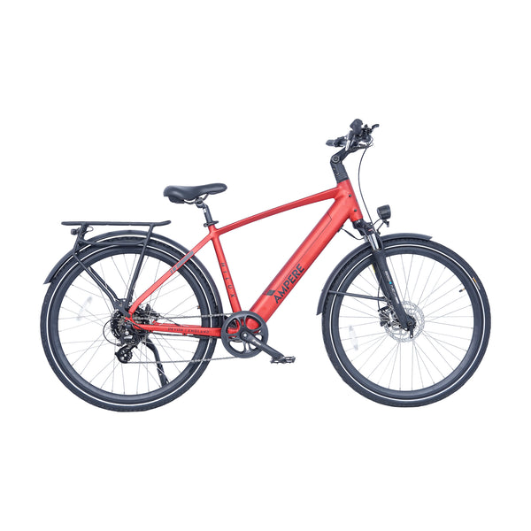 Ampere Hilux Crossbar Electric Bike Molton Red