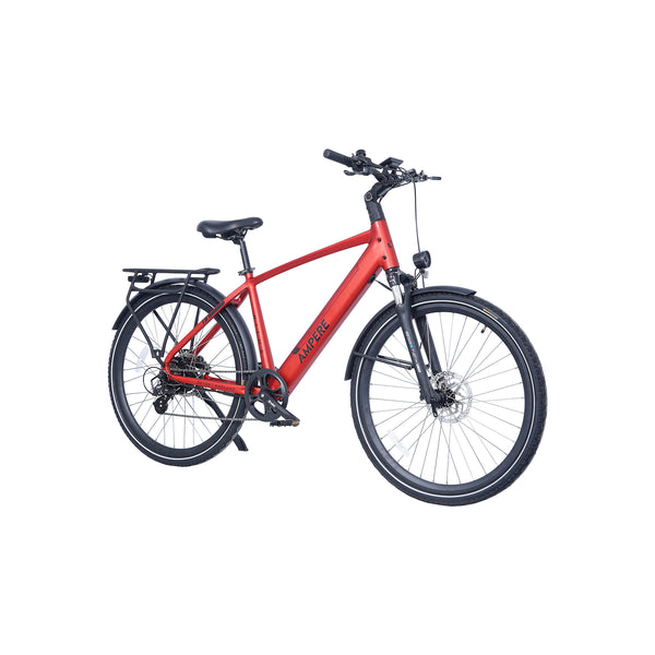 Ampere Hilux Crossbar Electric Bike Molton Red
