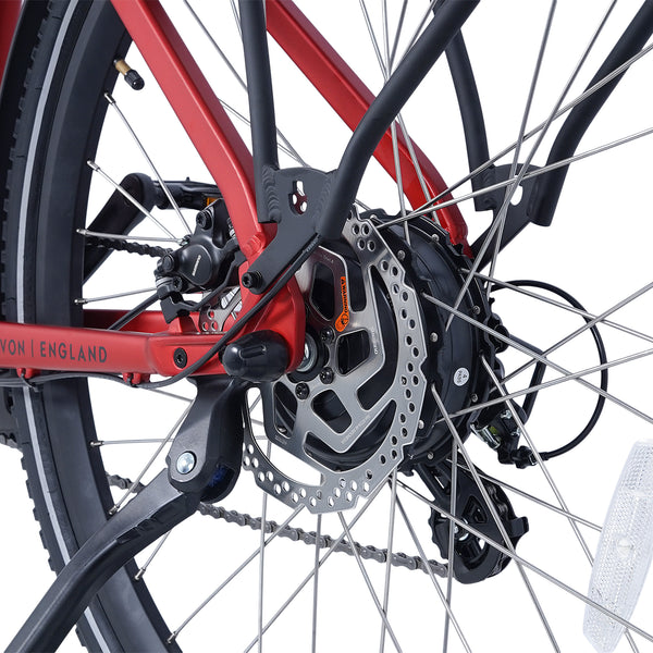 Ampere Hilux Crossbar Electric Bike Molton Red