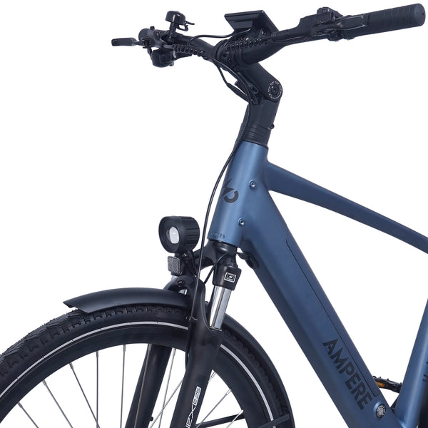 Ampere Hilux Crossbar Electric Bike Stone Blue