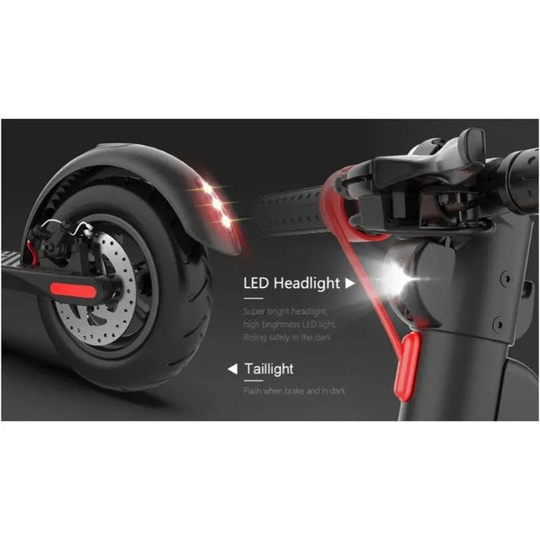 Cruzaa Commuta E-Scooter 350W Carbon Black - Pedal & Chain
