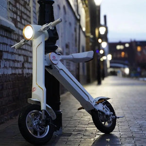 Cruzaa Scoota 240W Electric Scooter Racing White - Pedal & Chain
