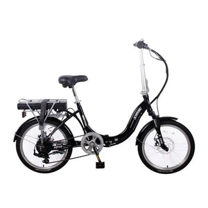 Dallingridge Oxford Folding Electric Bike Gloss Black - Pedal & Chain