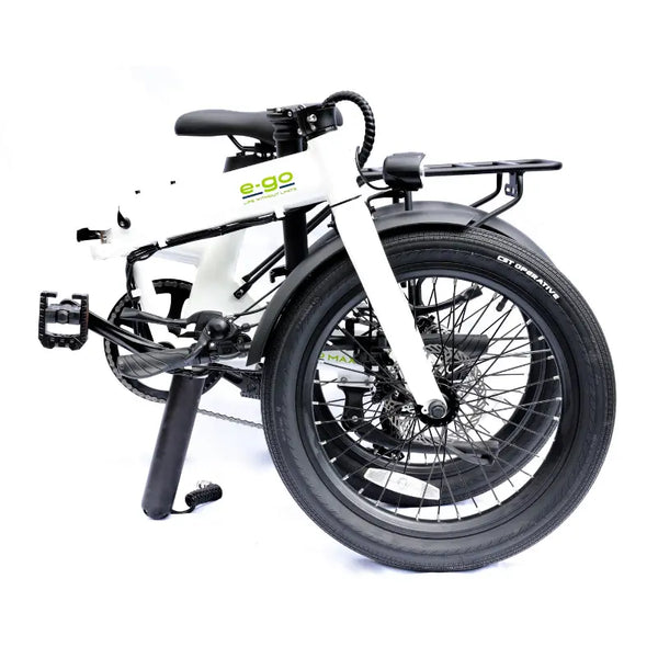 E-GO Bike MAX Folding Electric Bike 2021 - Pedal & Chain