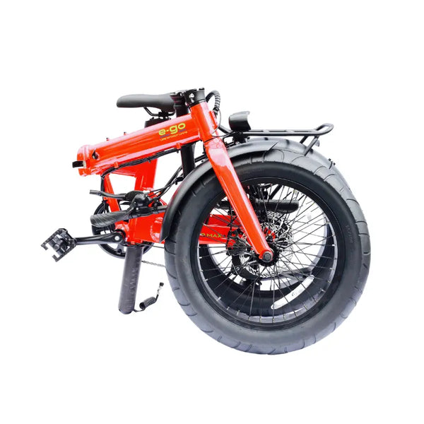 E-GO Bike MAX+ (Plus) Folding Electric Bike 2021 - Pedal & Chain