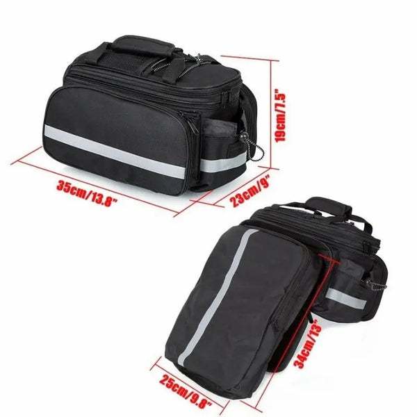 E-Go Bikes Rear Rack Pannier Bag - Pedal & Chain