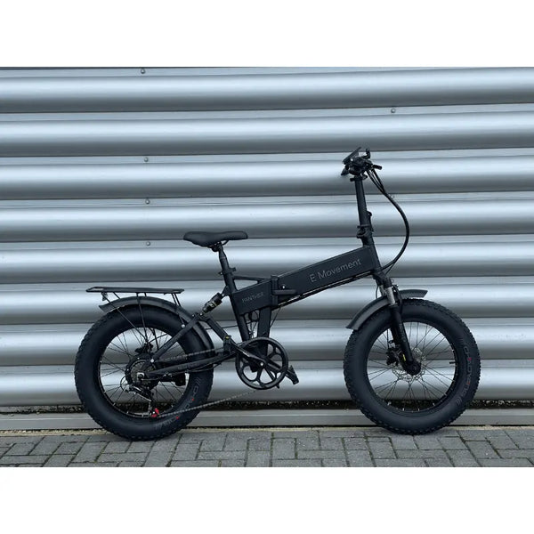 E Movement Panther V4 Electric Bike Folding Fat Tyre 500W Best Price Online Pedal Chain