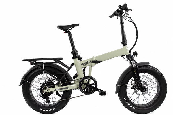 EMU Fat Tyre Folding Electric Bike Ivory