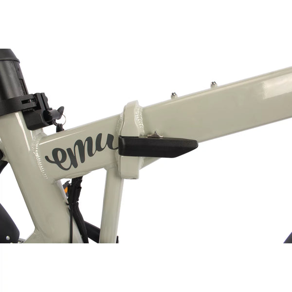 EMU Fat Tyre Folding Electric Bike Ivory