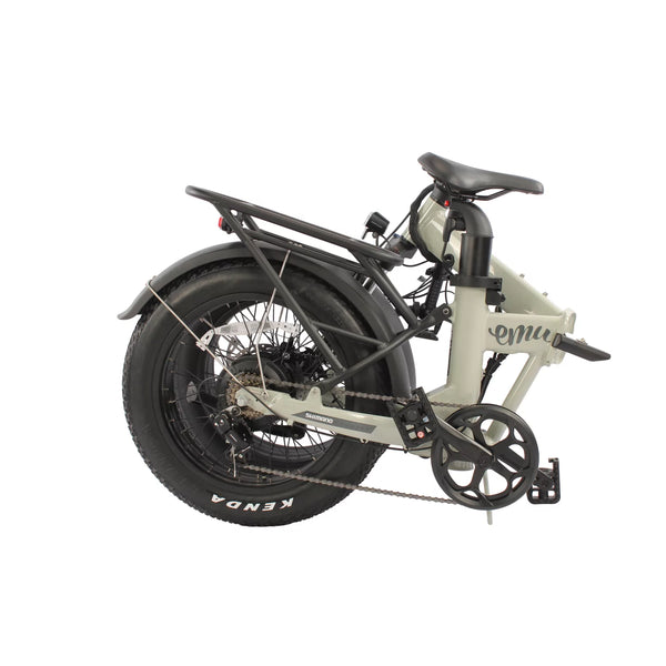 EMU Fat Tyre Folding Electric Bike Ivory