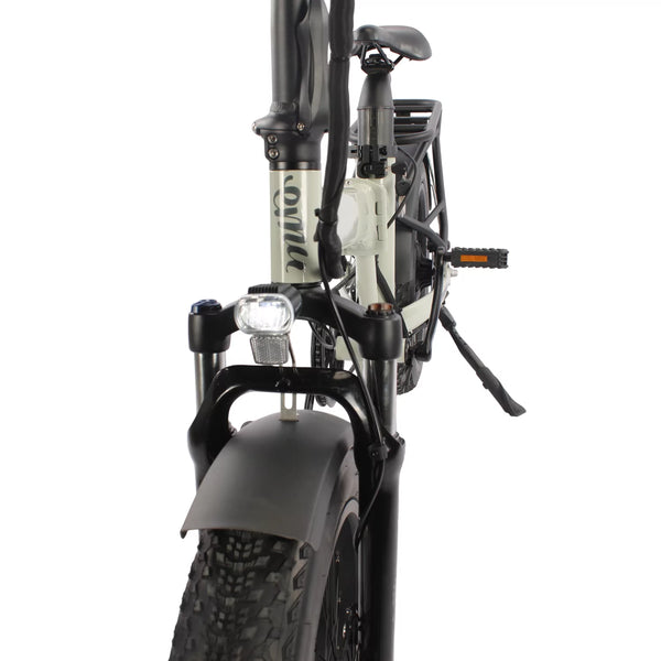 EMU Fat Tyre Folding Electric Bike Ivory