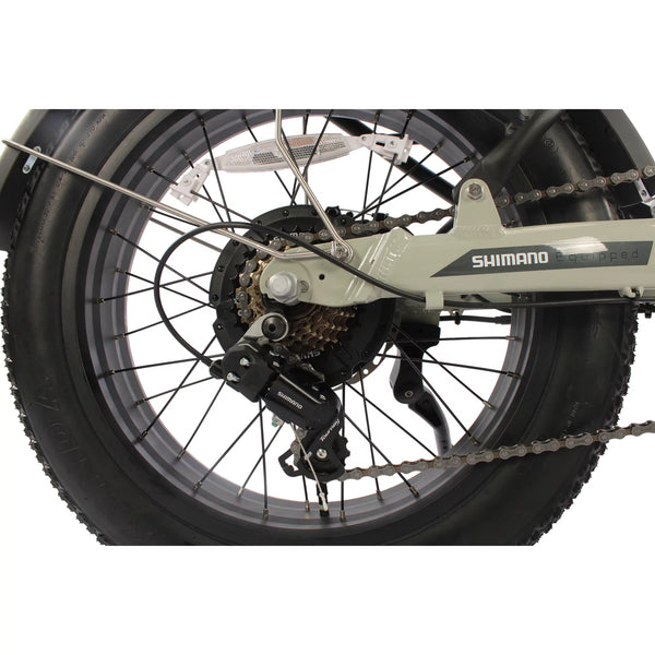 EMU Fat Tyre Folding Electric Bike Ivory