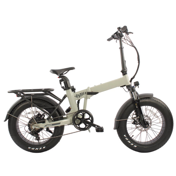 EMU Fat Tyre Folding Electric Bike Ivory