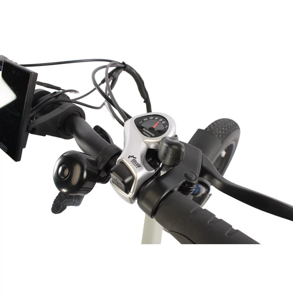EMU Fat Tyre Folding Electric Bike Ivory