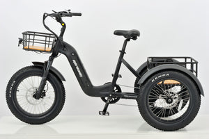 Revom T2 Fat Tyre Electric Mountain Trike 250W - Pedal & Chain