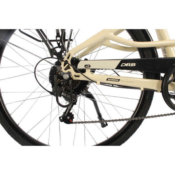 Dallingridge Harlow V3 Step Through Hybrid Electric Bike – Cream - Pedal & Chain