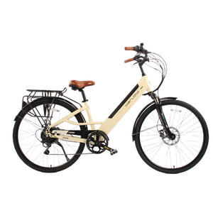 Dallingridge Harlow V3 Step Through Hybrid Electric Bike – Cream - Pedal & Chain
