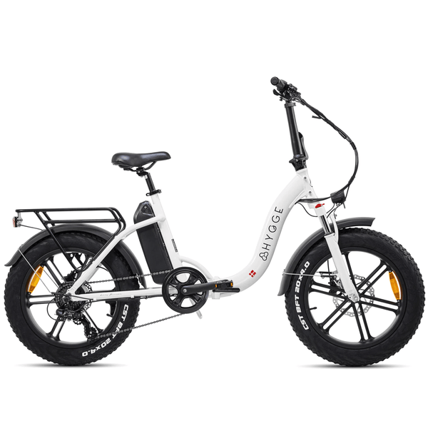 Hygge Vester Step Electric Folding Bike 250W 2024 Free Delivery Pedal Chain