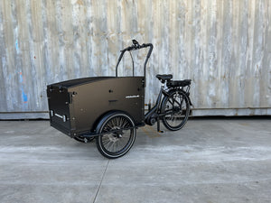 Amcargobikes Electric Cargo Bike Ultimate Curve – Mid Engine | Best Electric Cargo Bicycle - Pedal & Chain